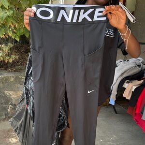 Nike Black and White Athletic Leggings